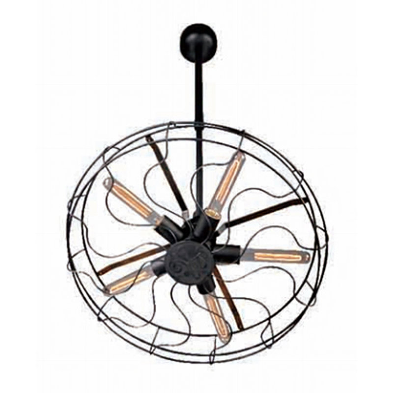 Luminaire suspendu industriel 5 lumières