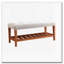 Banc rembourré avec cadre en bois-1668905121
