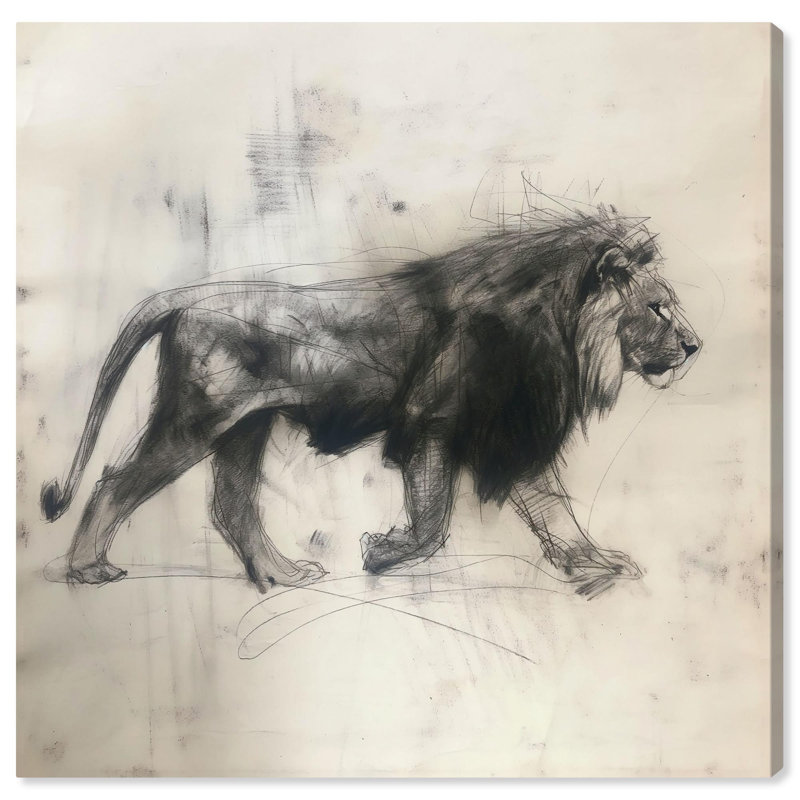 Reproduction d'art sur toile, "prédateur" par Art Remedy, Toile tendue, H 40 po x l 40 po x P 1,5 po
