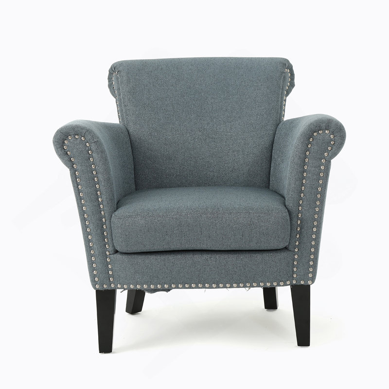 Fauteuil club, Bleu
