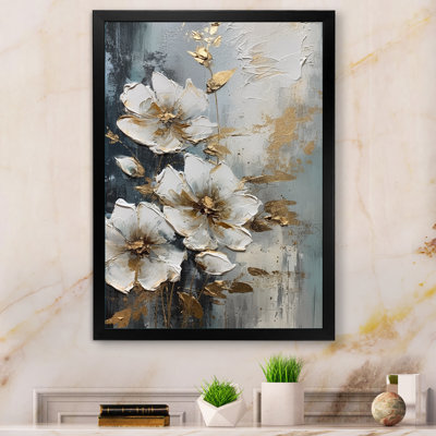 Romanus, or blanc, pommier, symphonie III sur toile