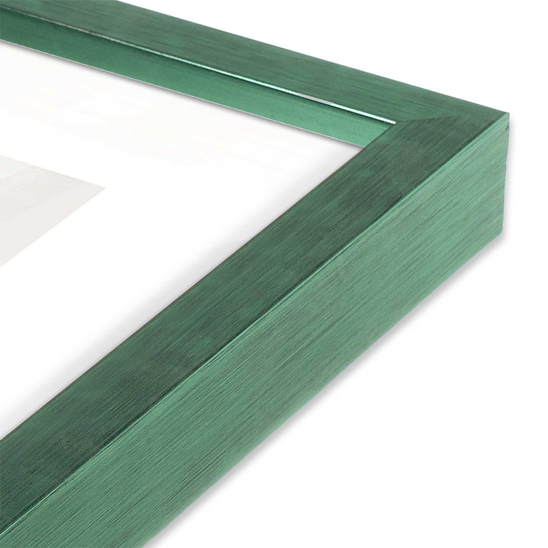 Kris Kringle's Tree Farm Print, H 17 po x l 21 po, Cadre citronnelle