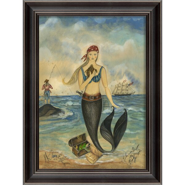Spicher&Co Kolene Spicher Pirate Mermaid Framed On Paper by Kolene ...