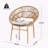 Wicker Papasan Style Outdoor Dining Chair