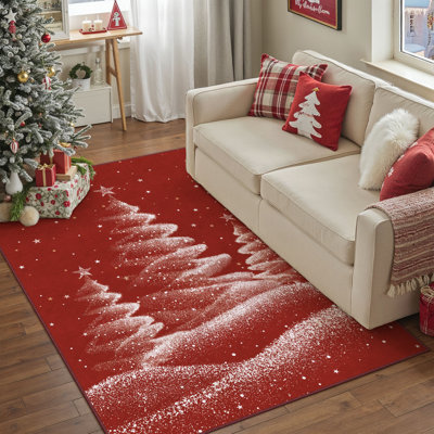 Tapis lavable avec tapis antidérapant Loly Christmas