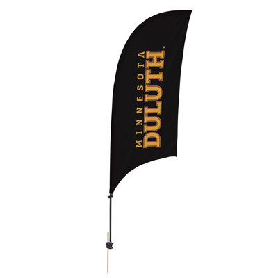 Minnesota Duluth Bulldogs Feather Flag with Cross Base - NCAA Licensed
