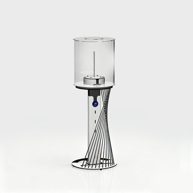 Aquarium cylindrique 360 °, Blanc