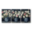 Série d'étude florale CLxxxiv - ensemble de toiles tendues avec châssis Premium - prêt à être accroché-479015852