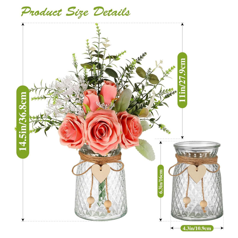 Rose Arrangement in Vase