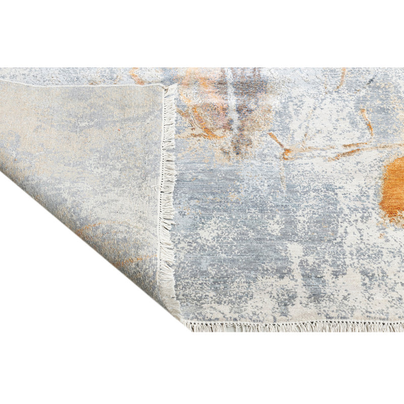 Monarch Handmade Abstract Area Rug, Rectangle 10' x 14'