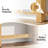 63-Inch Solid Wood Console Table, Farmhouse Entryway Table, Sofa Table