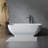 Deco 63'' x 29.5'' Soaking Solid Surface Bathtub