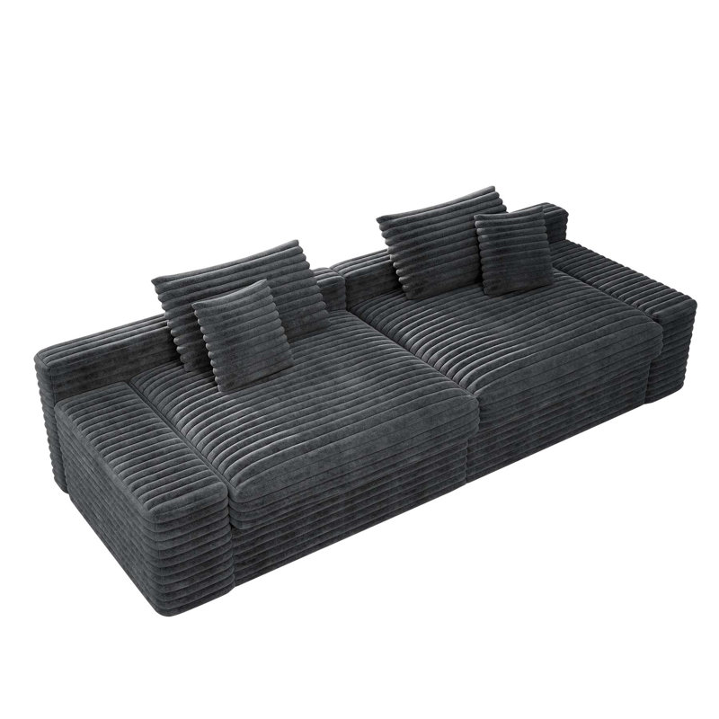 Canapé modulaire Sleek, Gris