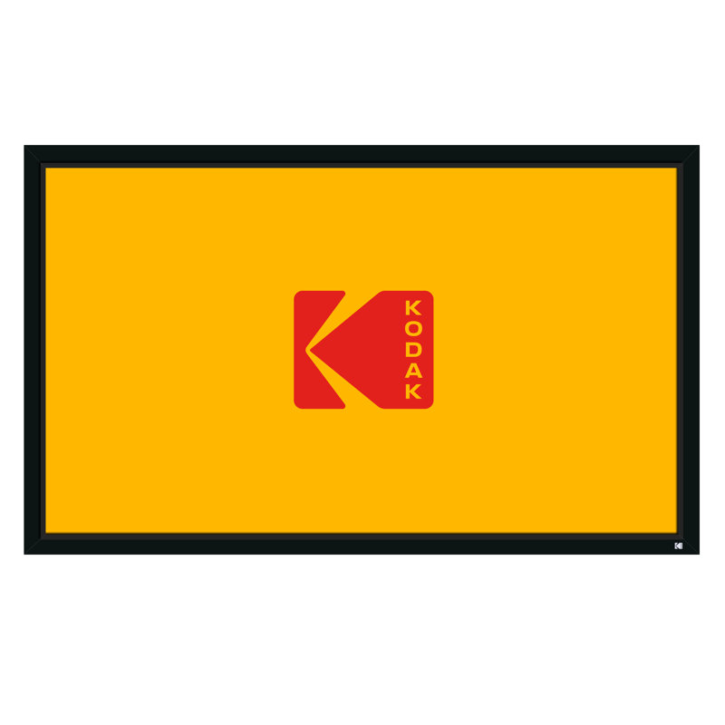 Kodak Fixed Frame Projector Screen Projector Screen, 63" H x 109.3" W
