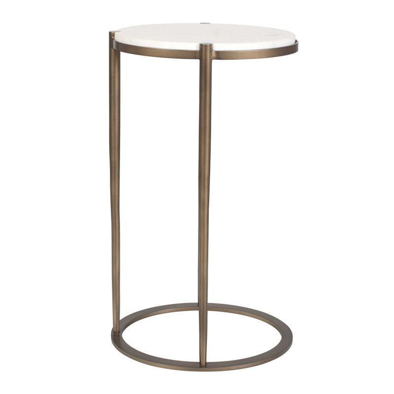Table d'appoint ronde en marbre  Mercier