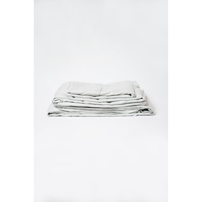 4-Piece Pewter Bamboo Queen Hypoallergenic Sheet Set