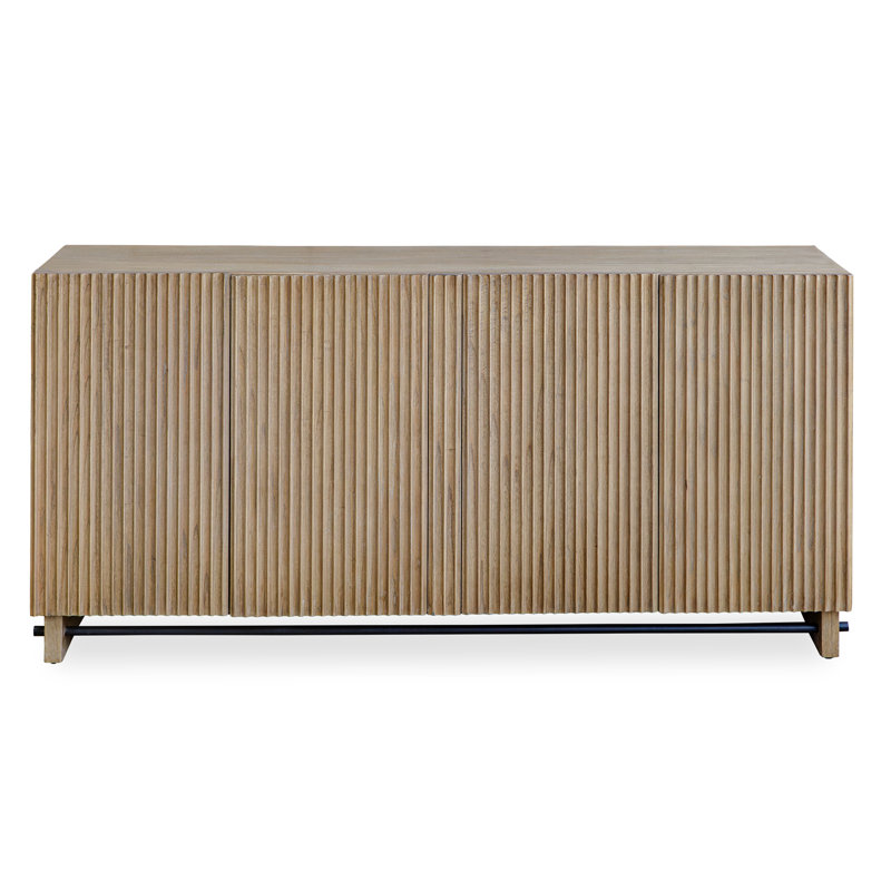 Uttermost Kellem Natural Wood 4 Door Cabinet