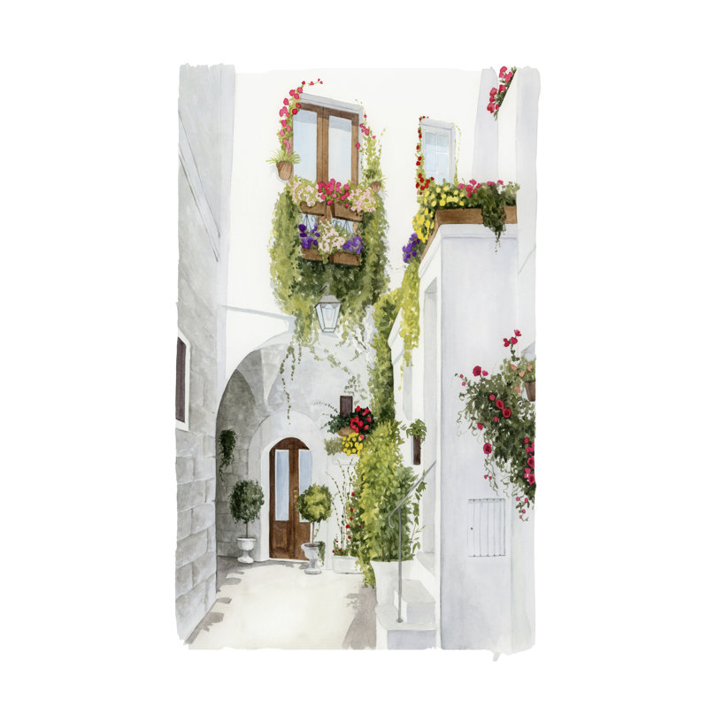 Bougainvilla Alley I, 122cm H x 81cm W
