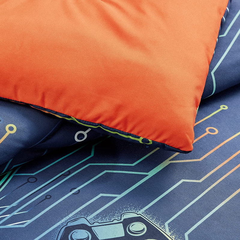 Gamepad Controller Microfiber Comforter Set