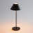Lumos Rechargeable Cordless LED Metal Shade Table Lamp 14 in. in Black-171202539-171202536-171202542