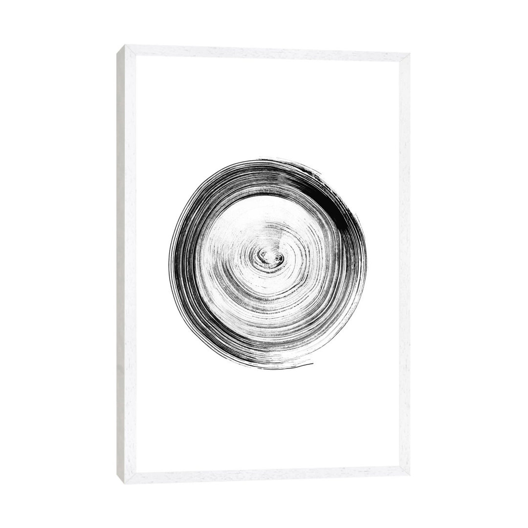 Ink Circle by Nouveau Prints - Print on Canvas