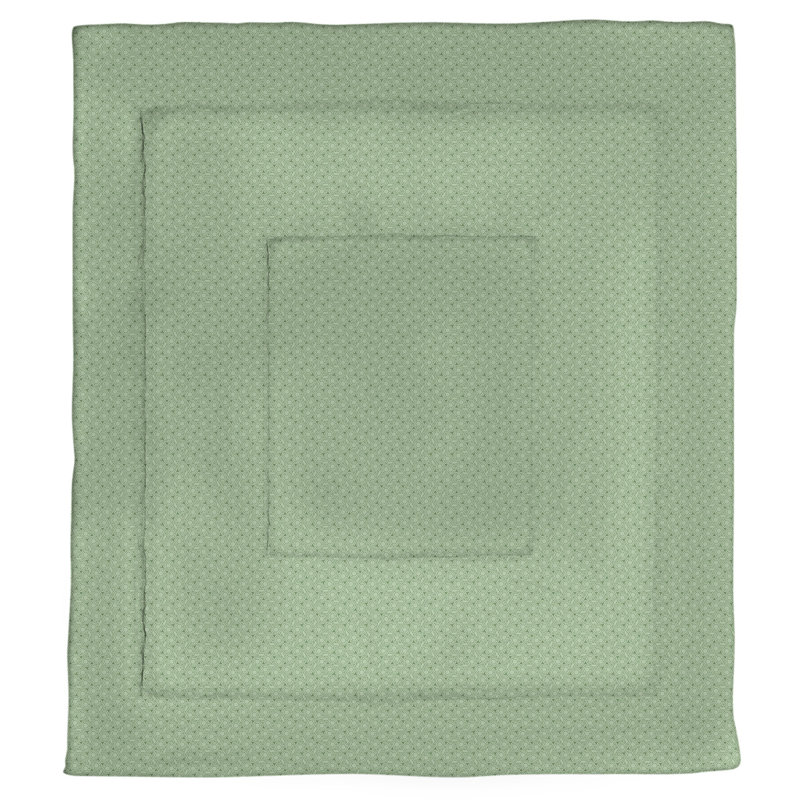 Édredon simple réversible Katelyn Elizabeth, Édredon très grand, Vert