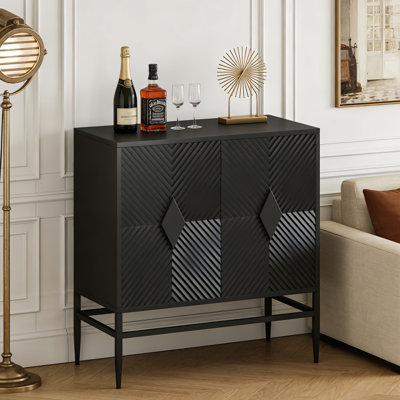 31.5"  Double Door Storage Sideboard with Adjustable Shelves