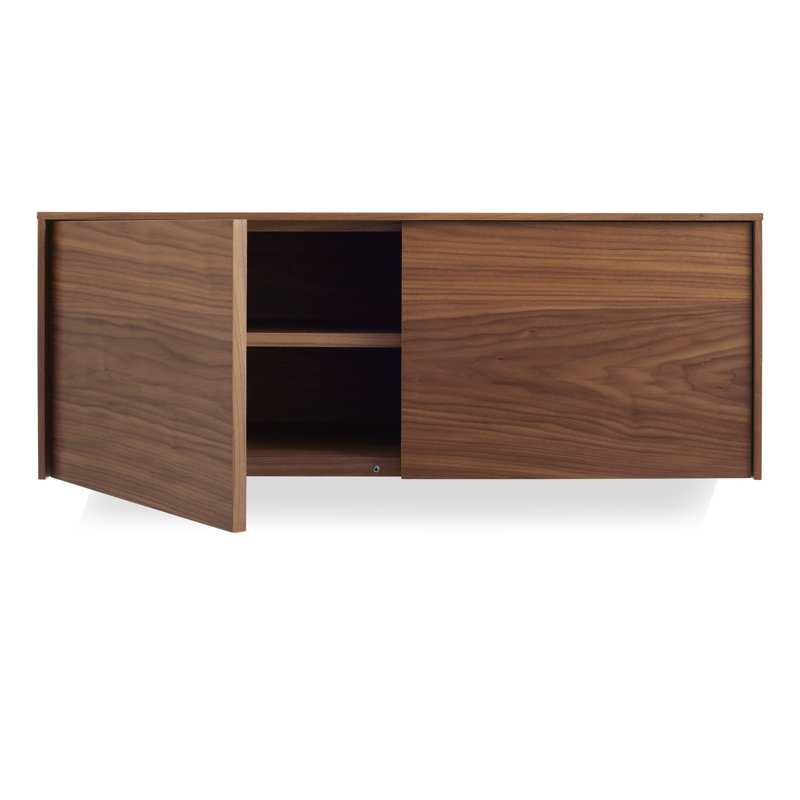 Wonder Wall 2.0 Solid Wood Accent Cabinet, Walnut
