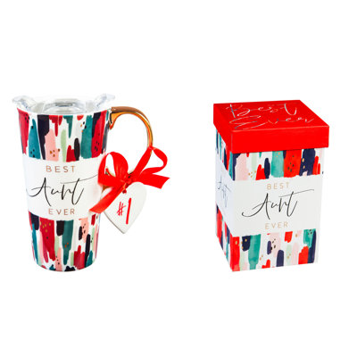 Grande tasse de voyage jamais de tante Glebe