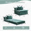 Convertible Compression Floor Sofa Bed With Fixed - Shape Frame, Single Seater Boneless Modular Sectional, No Assembly Needed, Ideal For Multiple Spaces-484095511