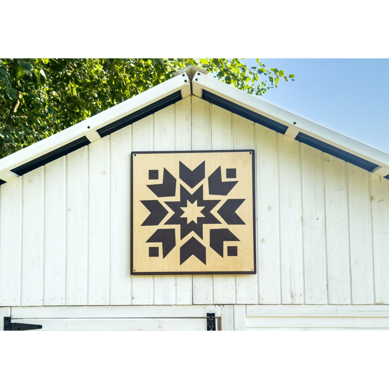 Wood Wall Decor, Black/Beige