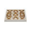 Tic Tac Toe-Resin/Gold Metal (Box)