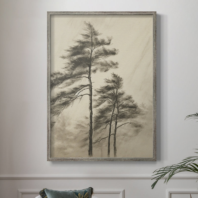 Vintage Landscape XXXIV Framed Print - Solid Wood