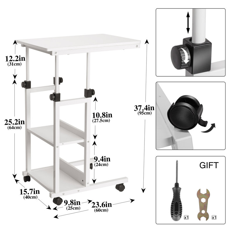 Table de bout en C 37,4 po Gibrian