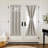  100% Blackout Curtain for Door Window, Privacy Room Darkening Shade Thermal Insulated French Door Curtain with Tie Back, Elegant Home Decoration, 1 Panel-1332115449-1332115334