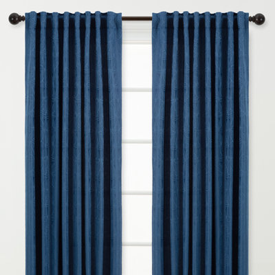 Panneaux de rideaux simples obscurcissant avec passe-tringle