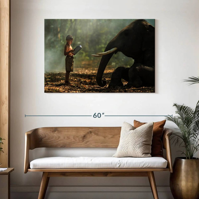 «Brampt Elephant Bedtime Story», H 30 po x l 45 po