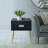 Gold Side Table With 2 Drawer-1640795251