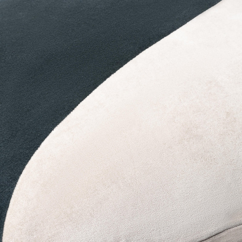 Coussin en coton Denny Edgar, H 20 po x l 20 po, Housse de coussin seulement - sans coussin, Sauge