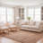 Jameswilliam Natural Fiber Hand Woven Jute Solid Color Rug-1889571604