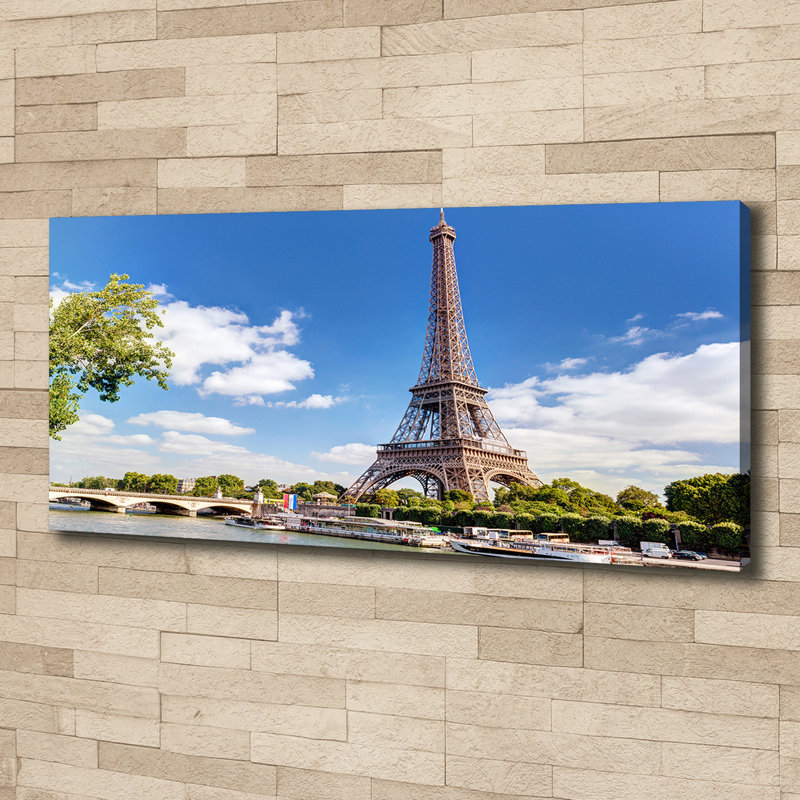 Eiffel Tower Paris - No Frame Print on Canvas