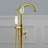 Cove 1 Handle Bathroom Freestanding Tub Filler with Diverter-727024355
