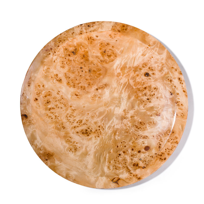 Handmade Decorative Bowl, Brown/Tan, Marble