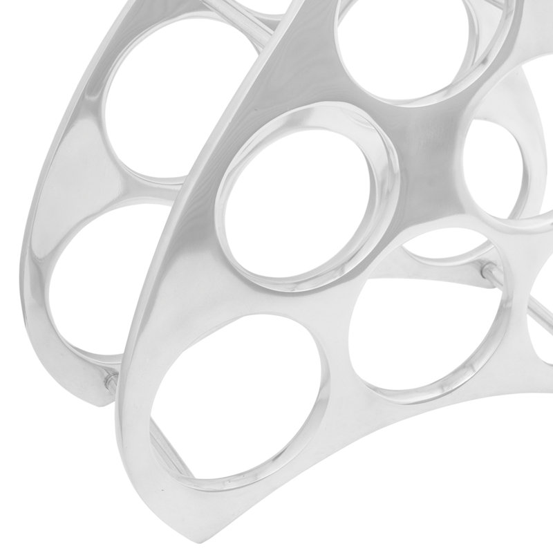 Tabletop Wine Bottle Rack Silver