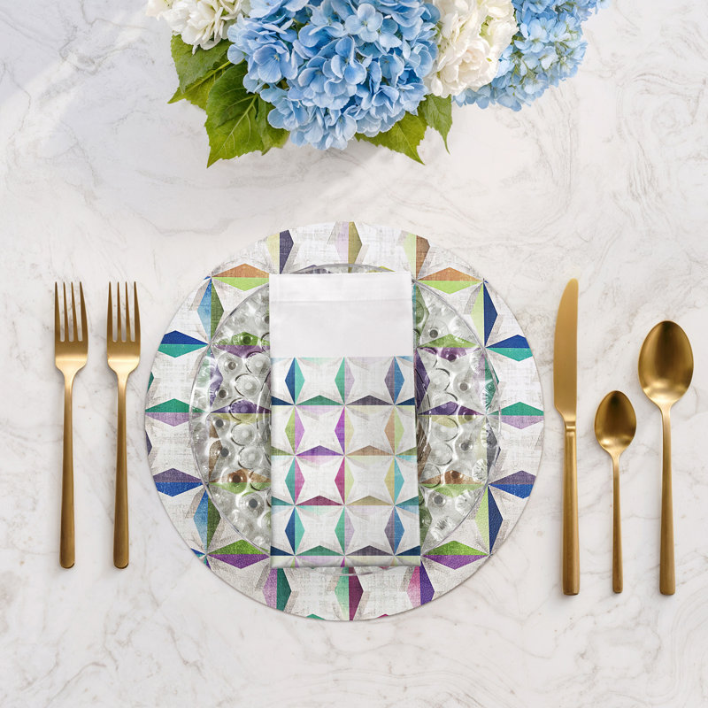 Truiq Happy Cotton Sateen Dinner Napkins