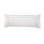 14" X 36" White Zippered Tropical Indoor Outdoor Throw Pillow