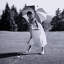 Golfing Hepburn Print by Getty Images-67546546