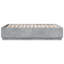 Vidaxl Bed Frame Concrete Grey Engineered Wood-1337191753