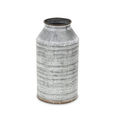 Vase de table cruche en métal galvanisé Corliss