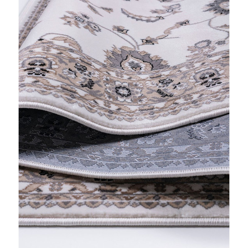 Tapis turc Gottfrid-Crème, Rectangle 6 pi 6 po x 9 pi 5 po